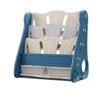 MOBYGKFY Étagère de rangement for jouets for bébés for enfants Matériaux respectueux de l'environnement, coins arrondis, conception de livre étanche, laissez les enfants tomber amoureux de la lecture(