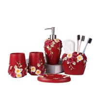 MOBYGKFY Fournitures De Salle Bain en Cinq Pièces, Tasse Lavage Suite Décoration, Gargarisme Brossage, Maison