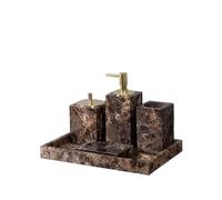 MOBYGKFY Fournitures De Salle Bain Européennes Ensemble Cinq Pièces Porte-Brosse Lavage Bouteilles D'émulsion