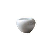 MOBYGKFY Jianshui - petit réservoir de thé en céramique rétro, glaçage blanc doux, brosse d'écriture, réservoir de déchets, lave-linge, accessoires for service à thé