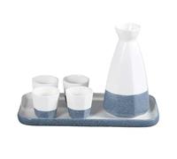 MOBYGKFY La barre de saké en céramique de 35 à 285 ml définit une tasse à shot de forme octogonale avec une carafe à boissons for bar à plateau