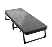 MOBYGKFY Lit Pliant for Pause déjeuner, for Usage Domestique, Sieste, Dieux, lit en Panneau Dur, Lits Portables for Adultes(60)