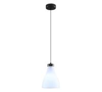 MOBYGKFY Lustre industriel vintage moderne Modern White Acrylic Lampshade Pendant Light LED 7W Hanging Light Bedroom Living Room Dining Room Pendant Lamp Pour chambre à coucher, couloir, cuisine