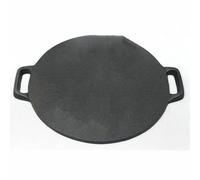 MOBYGKFY Plaque de Camping en plein air, poêle à Barbecue, poêle de cuisson Portable, Pot à viande, plaque de Barbecue for randonnée pique-nique(32CM)