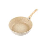 MOBYGKFY Poêle à frire antiadhésive en pierre de riz de blé wok poêle familiale wok poêle wok pot spécial