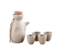 MOBYGKFY Pot à saké japonais, ensemble de vin en céramique, for Restaurant domestique, Pot à vin chaud, petite tasse à vin, tasse à vin fort