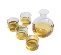 MOBYGKFY Pot à vin chaud et froid, ensemble de vin blanc, petite tasse à vin, séparateur de vin, verre à saké