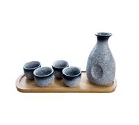 MOBYGKFY Pot à vin chaud, petite tasse à vin fort, Pot à saké japonais, ensemble de vin en céramique, Pot à vin chaud for Restaurant domestique