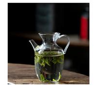 MOBYGKFY Pot en verre résistant à la chaleur, Transparent, spécial for thé vert, avec filtre, petite fleur, bouilloire, tasses