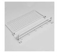 MOBYGKFY Rack de Serviette Pliante Blanche Hôtel Cotel Cook Cuisine Mur de Rangement Panier en Mesh