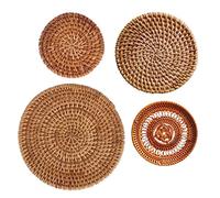 MOBYGKFY Roard Bood Coasters Table Round Tableau de Bol Naturel Tasse d'échappement Rond à thé Tasse Pot Pot Coussiér Boucle de Cuisine Outils