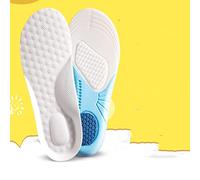 MOBYGKFY Semelles de soin en mousse à mémoire de forme enfants semelles orthopédiques respirantes soutien de la voûte plantaire insérer chaussures de Sport coussinets peuvent être coupés(27-185mm)