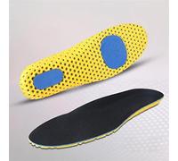 MOBYGKFY Semelles en mousse à mémoire de forme for chaussures semelle maille déodorant coussin respirant semelles de course for pieds homme femmes semelles orthopédiques(D,37-38)