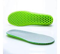 MOBYGKFY Semelles intérieures d'augmentation de hauteur 1/2/3 Cm Up Déodorant en maille invisible Coussin respirant Coussinets d'absorption des chocs Couleur verte(A1cm,EU41-42(260mm))