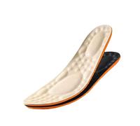 MOBYGKFY Semelles orthopédiques for les pieds Semelle intérieure confort en cuir Baskets de course Soins des pieds Semelle de chaussure Pad for les pieds(Argento,EU43-44(270mm))