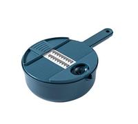 MOBYGKFY Slicer de légumes multifonctions multiples de 12 pack de légumes avec gratterie de pommes de terre de carotte de protection(Kl-bleu)