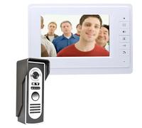 MOBYGKFY Visiophone Filaire avec écran de 7 Pouces, interphone vidéo, système d'interphone, Sonnette, Kit caméra for la Maison