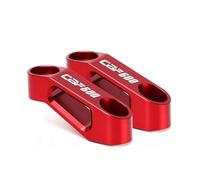 MOCALUX Adaptateur d'Extension de Rétroviseurs pour HON&DA CBF600 CBF 600 Support De Rétroviseur De Moto Extension De Rétroviseur Support(Rouge)