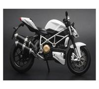 MOCALUX Modèle de Moto 1:12 pour Ducati Streetfighter V4 Modèle Réduit De Moto en Métal Moulé sous Pression(Blanche)