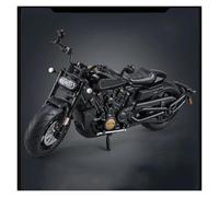 MOCALUX Modèle de Moto 1:12 pour Harley pour Sportster S Modèle Réduit De Moto en Métal Moulé sous Pression(Le Noir)