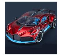 MOCALUX Modèle Réduits 1:18 pour Bugatti pour DIVO Modèle Réduit De Voiture en Alliage Moulé sous Pression - Collection De Loisirs Voiture Diecast(Rouge)
