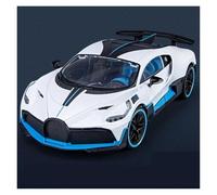 MOCALUX Modèle Réduits 1:18 pour Bugatti pour DIVO Modèle Réduit De Voiture en Alliage Moulé sous Pression - Collection De Loisirs Voiture Diecast(Blanche)