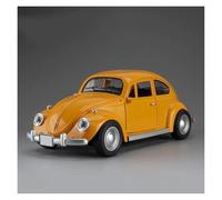 MOCALUX Modèle Réduits 1:18 pour VW pour Coccinelle 1955 Modèle Réduit De Voiture en Alliage Métallique Moulé sous Pression À Friction Voiture Diecast(Jaune)