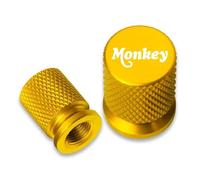 MOCALUX pour HON&DA pour Monkey Z125 Z-125 Moto Pneu Valve Port d'air Tige Couvercle Caps(Or)