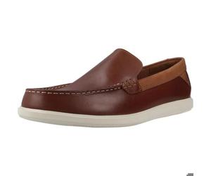 Mocasines Hombre Modèle Chaussure Clarks Modèle Bratton Loafer - Coleur Marron 40