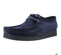 Mocasines Mujer Modèle Chaussure Clarks Modèle Wallabeeevosh - Coleur Bleu 37