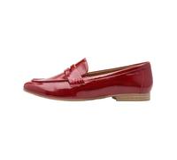 Mocassin à enfiler - TAMARIS - Mocassin classique - Bout rond - Talon plat - Rouge 40