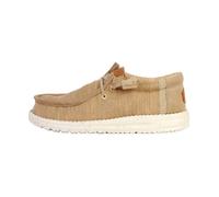 Mocassin à Lacets Hey Dude Wally Elevated Basics - Kaki Blanc 44