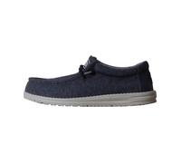 HEYDUDE Slip ons Wally Stretch Jersey Navy in Bleu 42