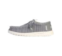 HEYDUDE Chaussures Wally Stretch Sox – Baskets style mocassin, semelles confortables – Gris 41