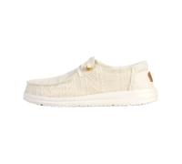 HEYDUDE Espadrilles femme Ref 65863 Blanc Or Taille 37