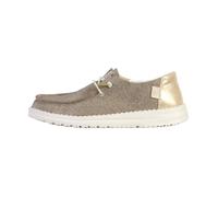 Hey Dude Baskets Femme Wendy Metallic Sparkle,Système Facile-Sur - 710 (Or Glitt