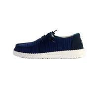 Mocassin à Lacets Hey Dude Wendy Sport Mesh F - Navy/Blanc - Femme - Textile 38