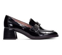 Mocassin à talon pour femme Hispanitas Milan HI243590 - Cuir - Noir - Confort Triflow 40
