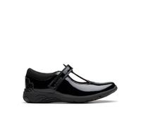 Mocassin - CLARKS - Relda Gem K - Cuir Noir - Semelle Caoutchouc - Confort Optimal 31