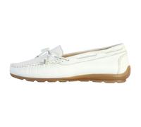 ARA Femme Alabama Mocassin, Blanc, 36 EU
