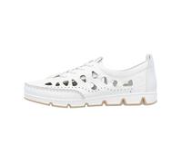 Mocassin Cuir Rieker Massa - Blanc 40
