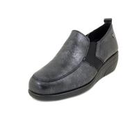 Mocassin femme - CINZIA SOFT - Noir - Semelle Amovible en Cuir 36