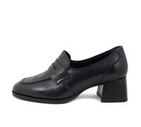 Mocassin femme - Tamaris - Cuir noir - Talon 4,5 cm - Confort absolu 39