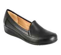 Mocassin femme ville en cuir synthétique Noir - Belym 40
