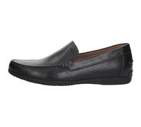 Mocassin - Geox - U Siron A - Nubuck Noir - Confort Exceptionnel - Semelle Caoutchouc 44