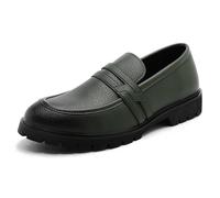 Mocassin homme casual en PU antidérapage élégant - INSFITY - Vert 40