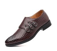 Mocassin Homme Cuir Souple Confortable Chaussures décontractées pour Hommes, Chaussures Britanniques Pointues en Cuir à Lacets de Couleur Unie