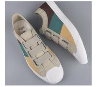 Mocassin homme de marque de luxe en cuir blanc - Grande taille 40