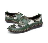 Mocassin homme - FUNMOON - Nouvelle marque de luxe - Grande Taille 39-46 - Vert 45