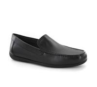 Mocassin Homme - Geox - U020WA - Cuir Noir - Confortable - Tendance 41